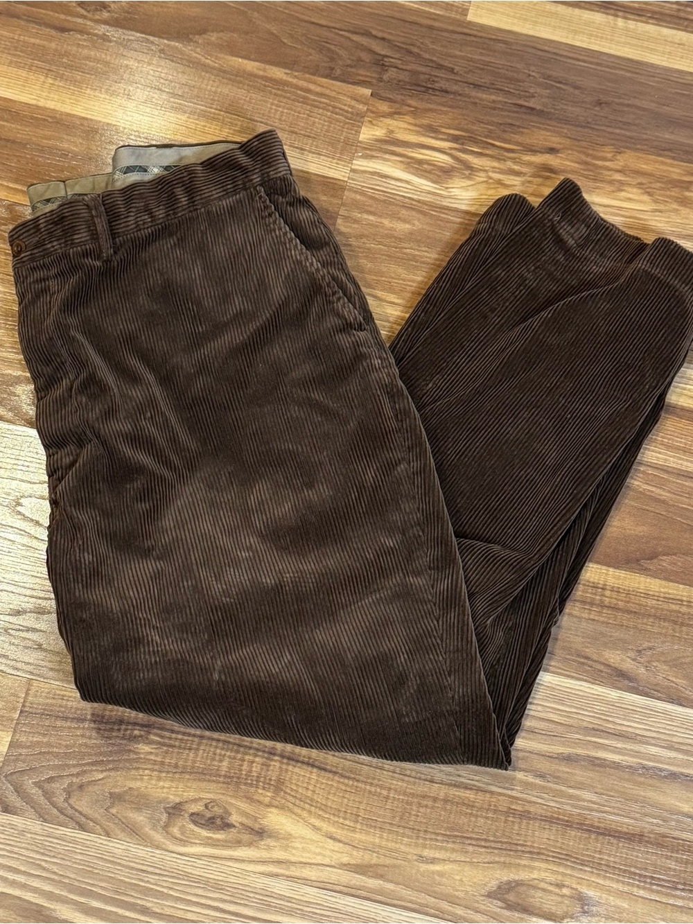 Polo Ralph Lauren Men's Brown Corduroy Pants, 40x30